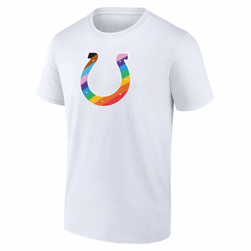 Indianapolis Colts Logo Pride T-Shirt - White T-shirts