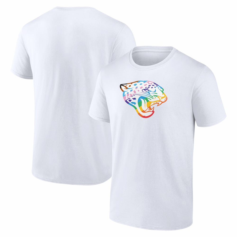 Jacksonville Jaguars Logo Pride T-Shirt - White T-shirts