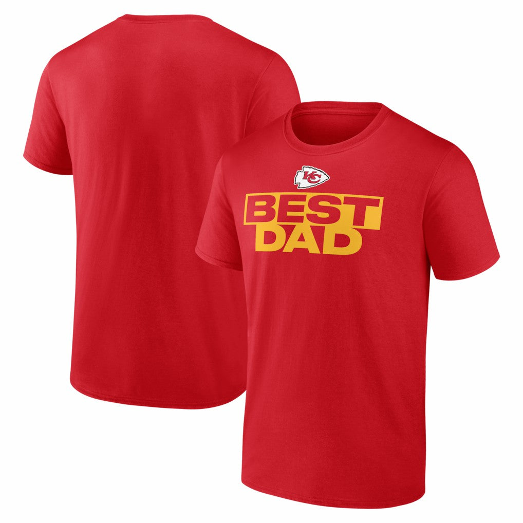 Kansas City Chiefs Greatest Dad T-Shirt - Red T-shirts