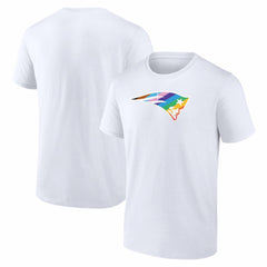 New England Patriots Logo Pride T-Shirt - White T-shirts