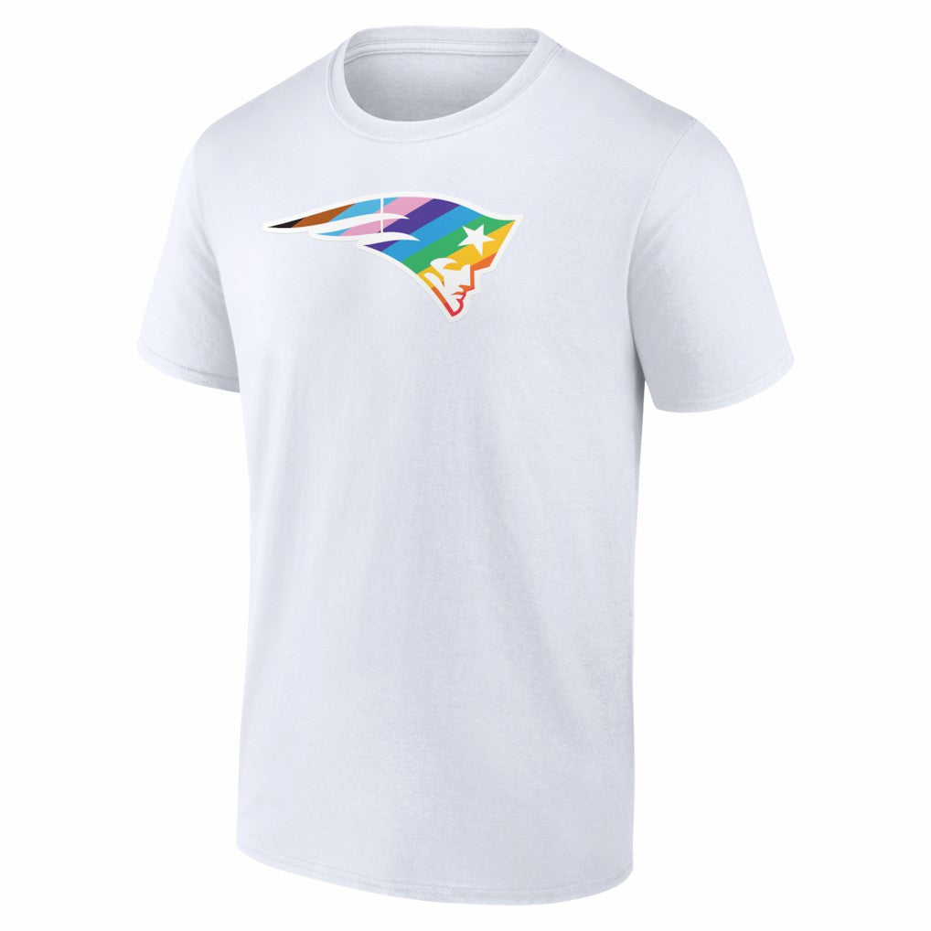 New England Patriots Logo Pride T-Shirt - White T-shirts