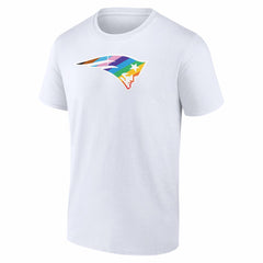 New England Patriots Logo Pride T-Shirt - White T-shirts