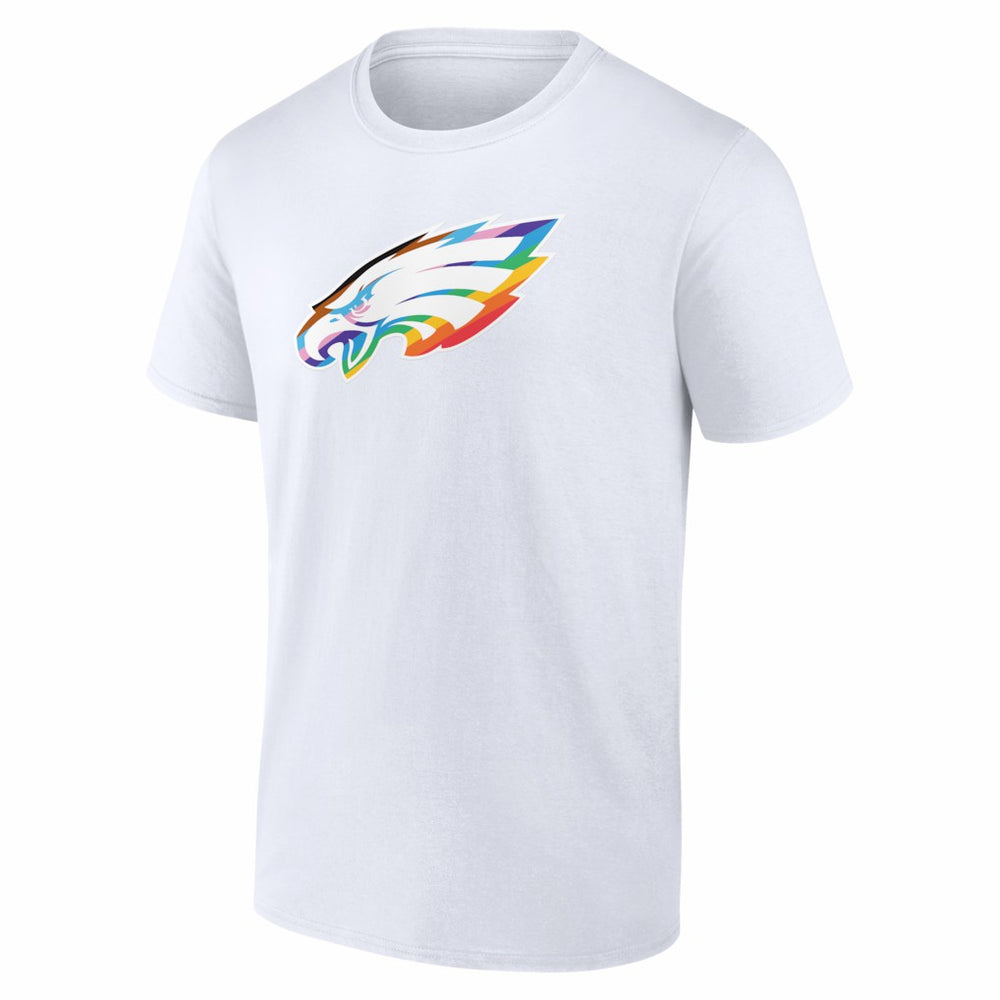 Philadelphia Eagles Logo Pride T-Shirt - White T-shirts