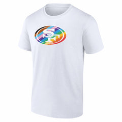 San Francisco 49ers Logo Pride T-Shirt - White T-shirts