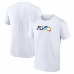 Seattle Seahawks Logo Pride T-Shirt - White T-shirts