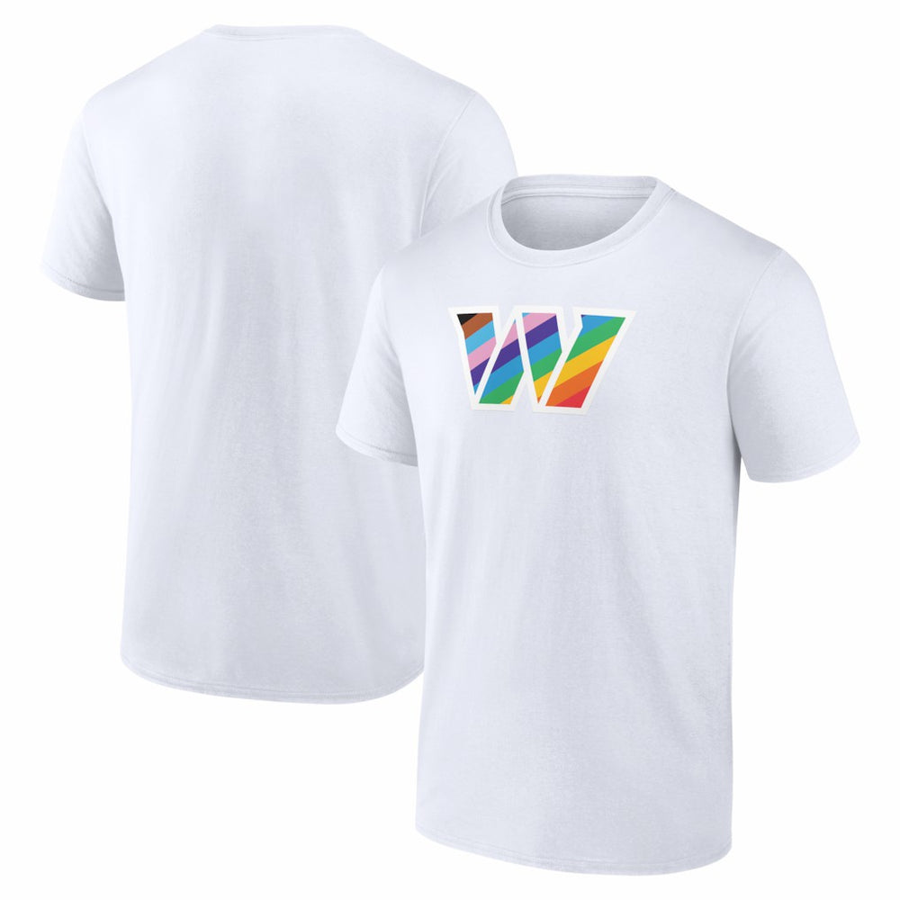 Washington Commanders Logo Pride T-Shirt - White T-shirts