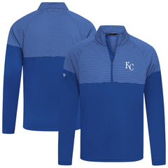 Kansas City Royals Levelwear Classic Stripes Insignia 2.0 Pullover - Royal Pullover