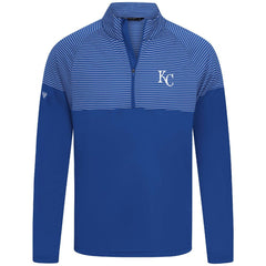 Kansas City Royals Levelwear Classic Stripes Insignia 2.0 Pullover - Royal Pullover