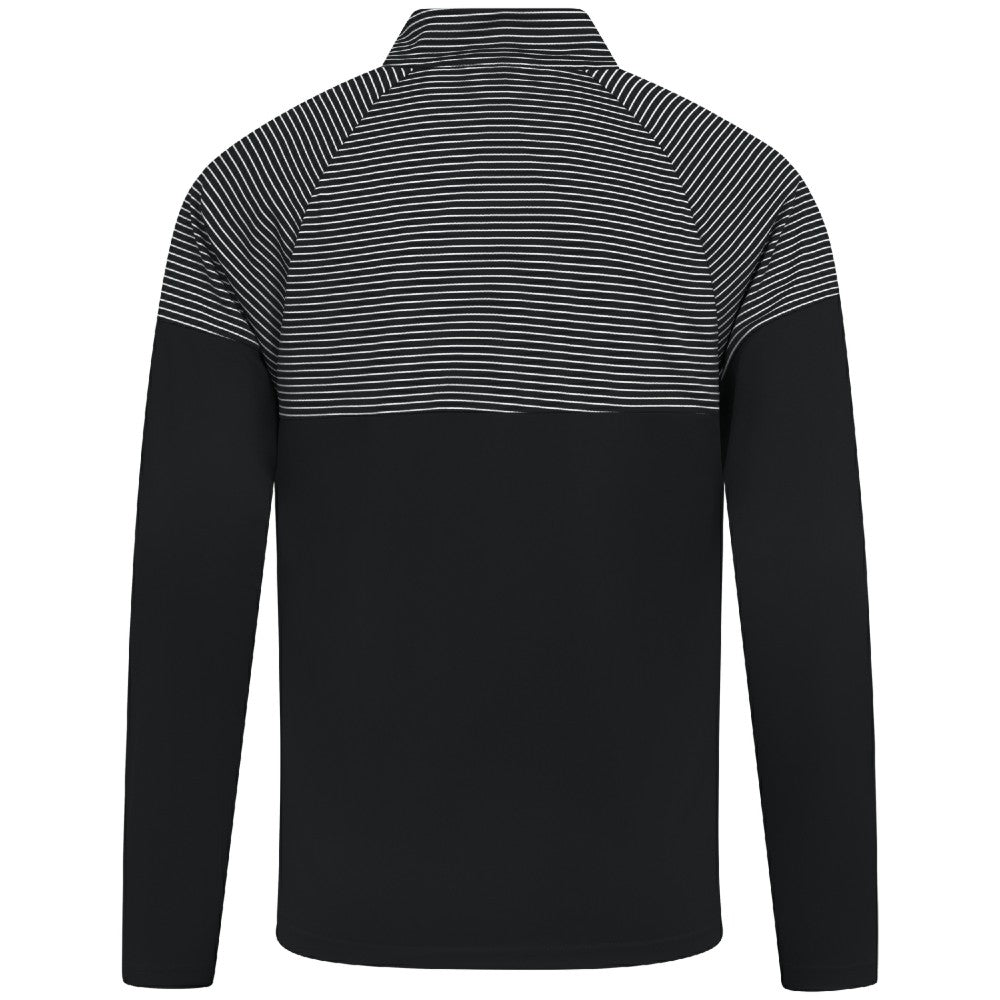 Miami Marlins Levelwear Classic Stripes Insignia 2.0 Pullover - Black Pullover