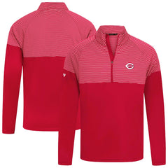 Cincinnati Reds Levelwear Classic Stripes Insignia 2.0 Pullover - Red Pullover