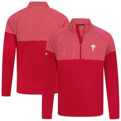 Philadelphia Phillies Levelwear Classic Stripes Insignia 2.0 Pullover - Red Pullover