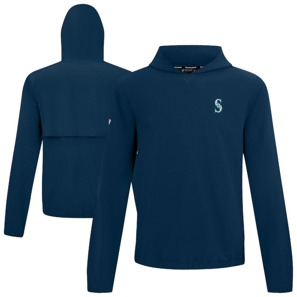 Seattle Mariners Levelwear Action Insignia 2.0 Pullover Hoodie - Navy Hoodies