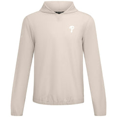 Philadelphia Phillies Levelwear Action Insignia 2.0 Pullover Hoodie - Khaki Hoodies