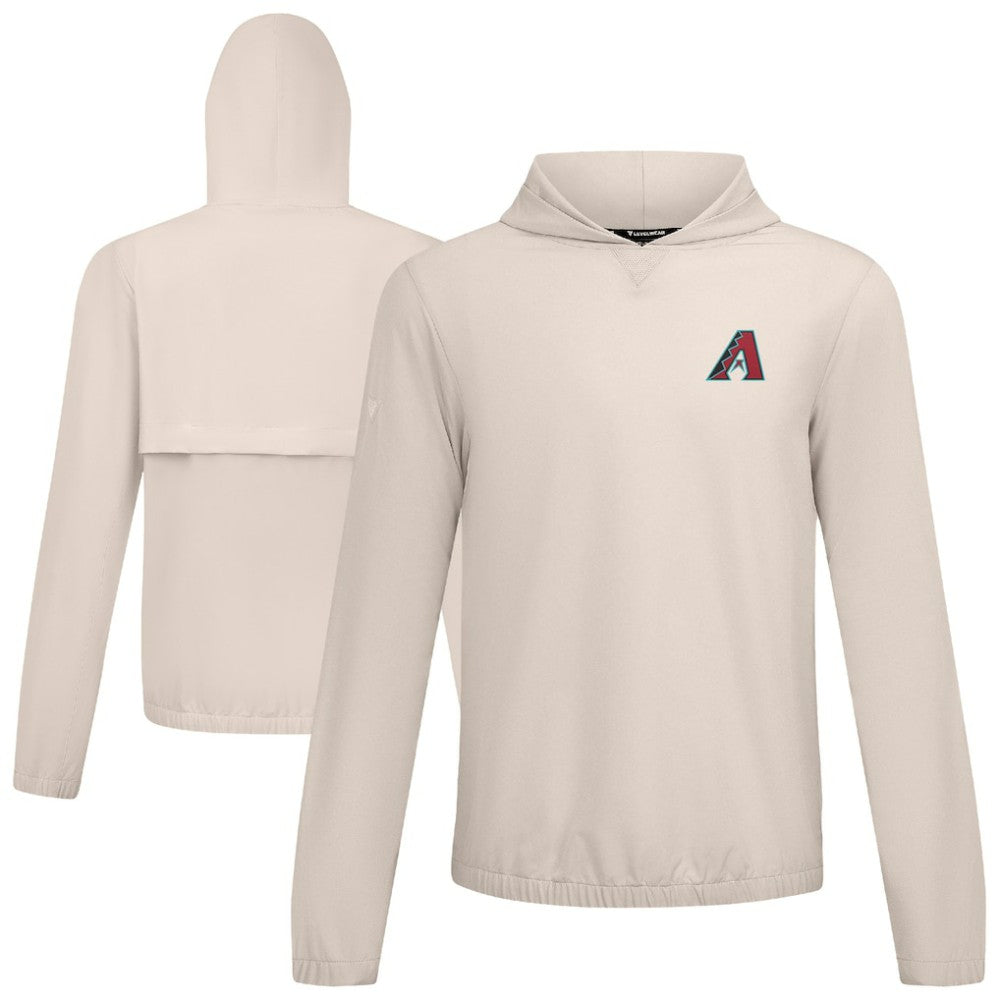 Arizona Diamondbacks Levelwear Action Insignia 2.0 Pullover Hoodie - Khaki Hoodies