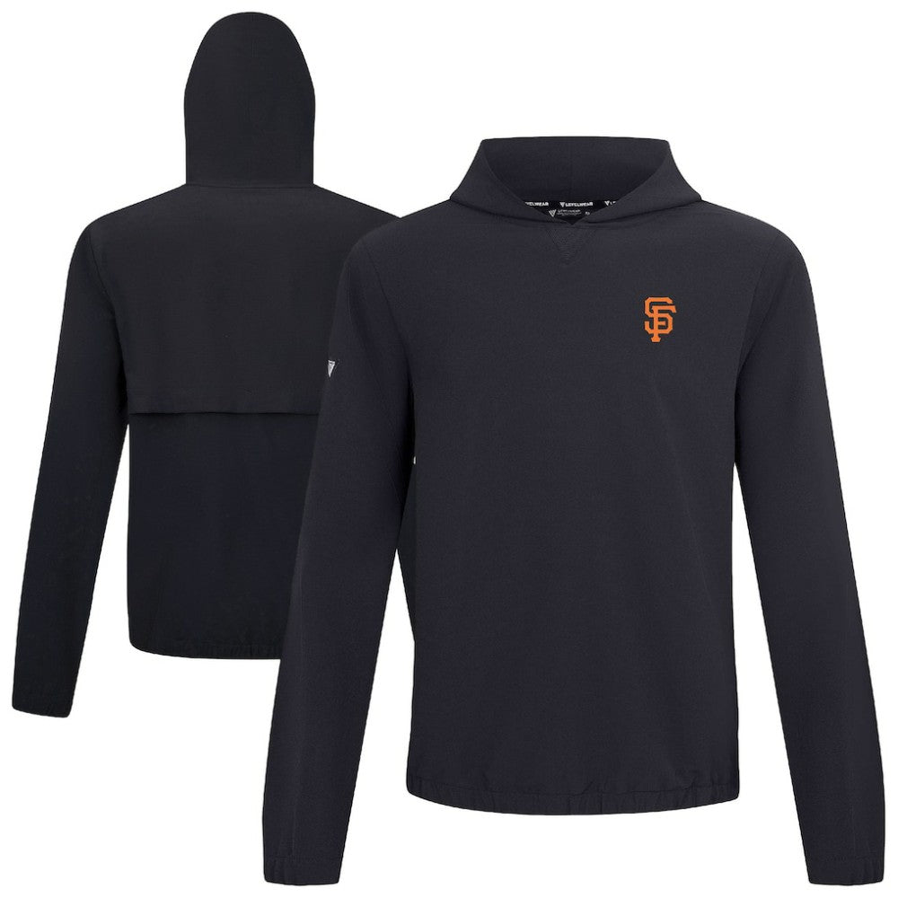 San Francisco Giants Levelwear Action Insignia 2.0 Pullover Hoodie - Black Hoodies