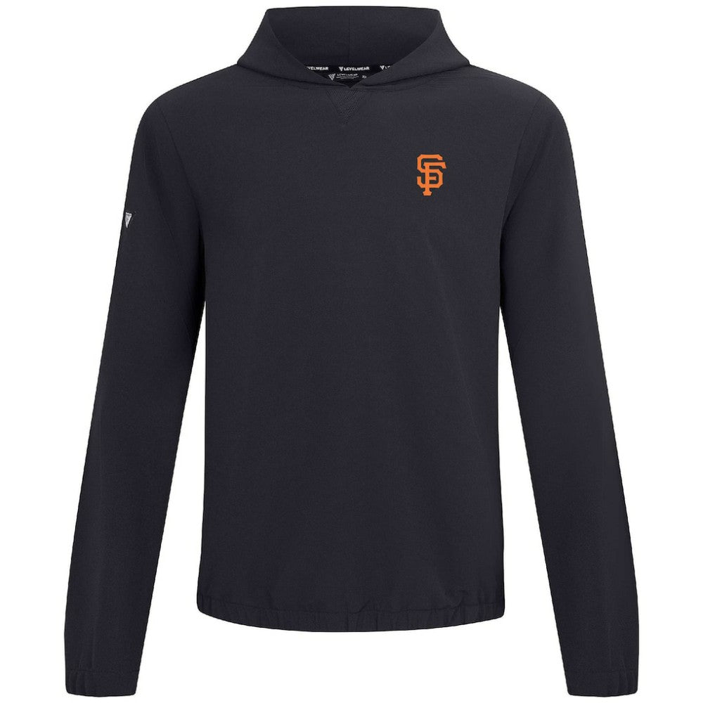 San Francisco Giants Levelwear Action Insignia 2.0 Pullover Hoodie - Black Hoodies
