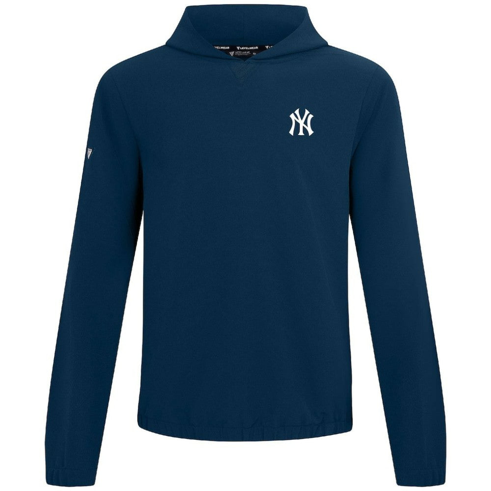 New York Yankees Levelwear Action Insignia 2.0 Pullover Hoodie - Navy Hoodies