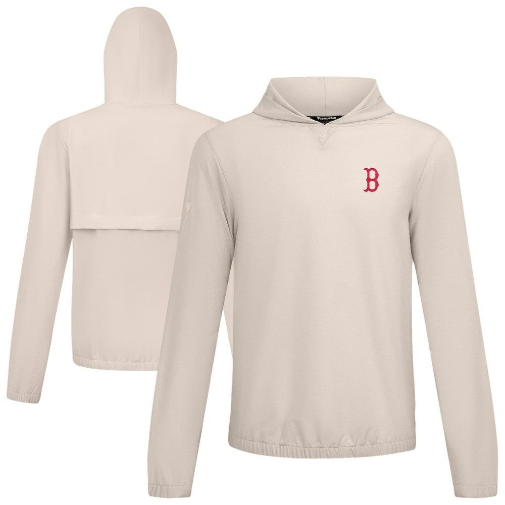 Boston Red Sox Levelwear Action Insignia 2.0 Pullover Hoodie - Khaki Hoodies