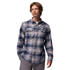Dallas Cowboys Flare Gun Long-Sleeve Button-Up Flannel Shirt - Navy