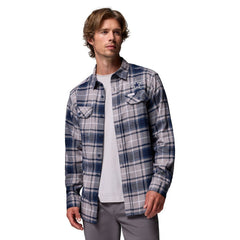 Dallas Cowboys Flare Gun Long-Sleeve Button-Up Flannel Shirt - Navy