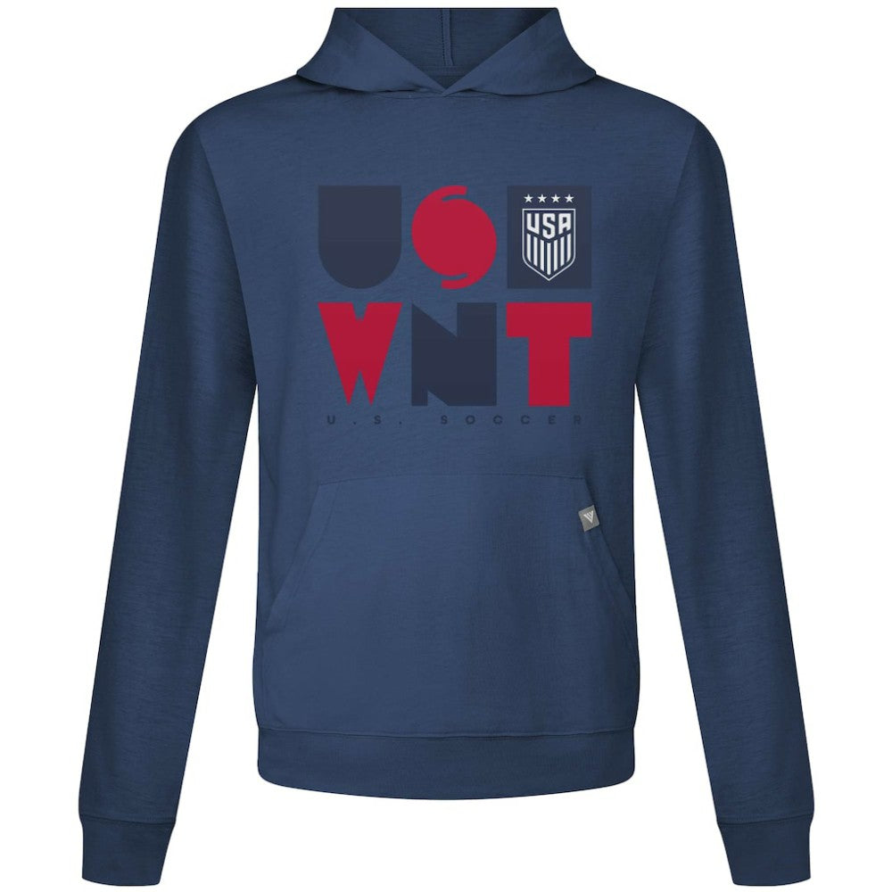 USWNT Levelwear Relay Full On Pullover Hoodie Navy