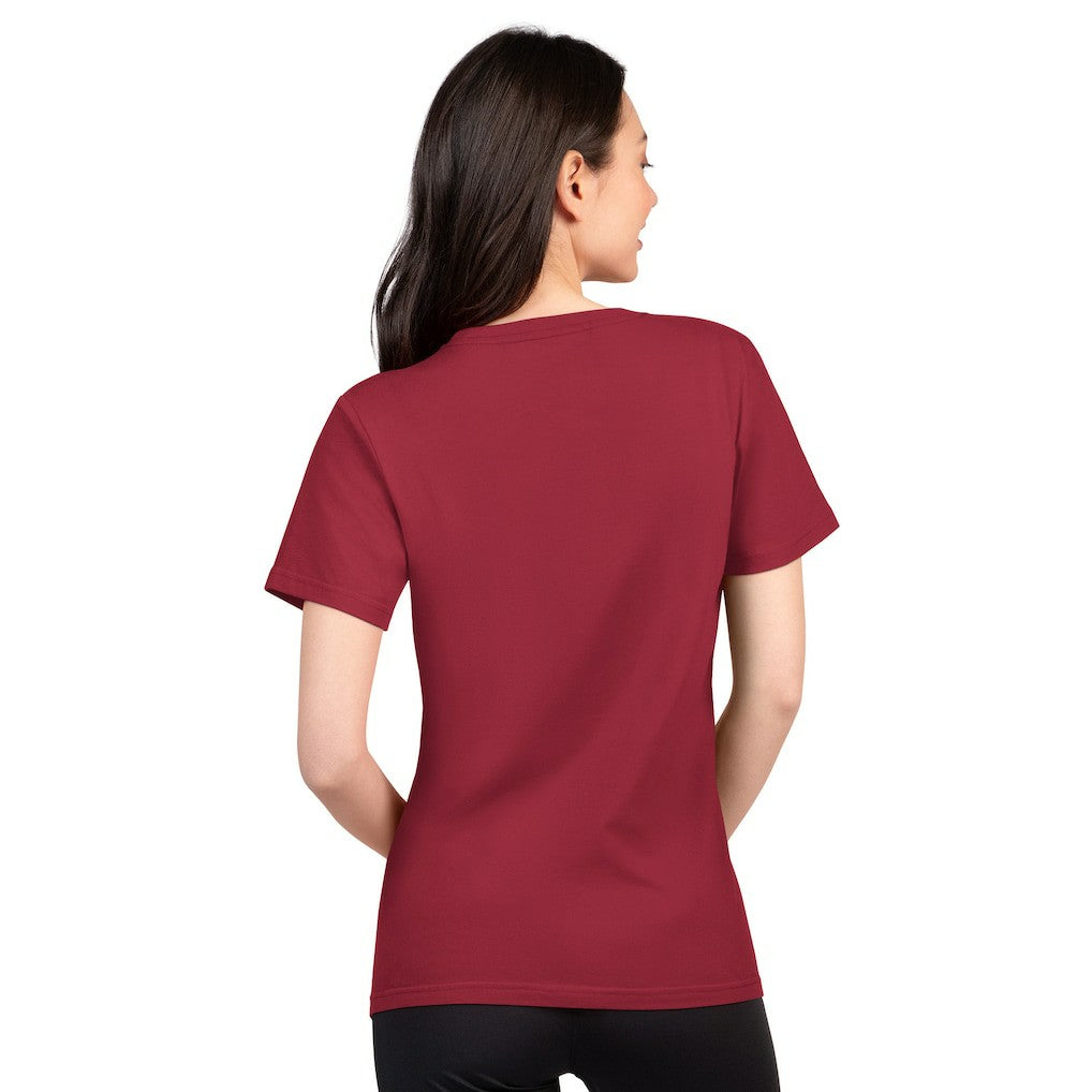 Washington Commanders G-III 4Her by Carl Banks Women's Super-Slim Lightweight Winning Crew T-Shirt - Burgundy T-shirts