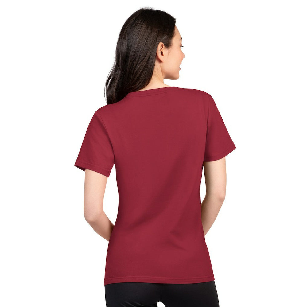 Washington Commanders G-III 4Her by Carl Banks Women's Super-Slim Lightweight Winning Crew T-Shirt - Burgundy T-shirts