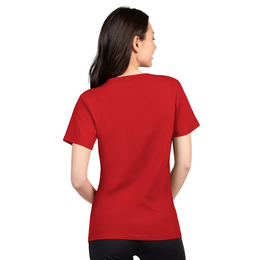 Kansas City Chiefs G-III 4Her by Carl Banks Women's Super-Slim Lightweight Winning Crew T-Shirt - Red T-shirts