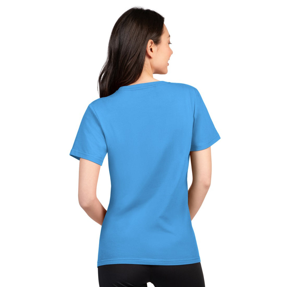 Tennessee Titans G-III 4Her by Carl Banks Women's Super-Slim Lightweight Winning Crew T-Shirt - Light Blue T-shirts