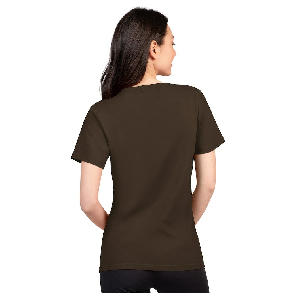 Cleveland Browns G-III 4Her by Carl Banks Women's Super-Slim Lightweight Winning Crew T-Shirt - Brown T-shirts