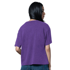 Minnesota Vikings Starter Women's Oversized Hall of Fame T-Shirt - Heather Purple T-shirts
