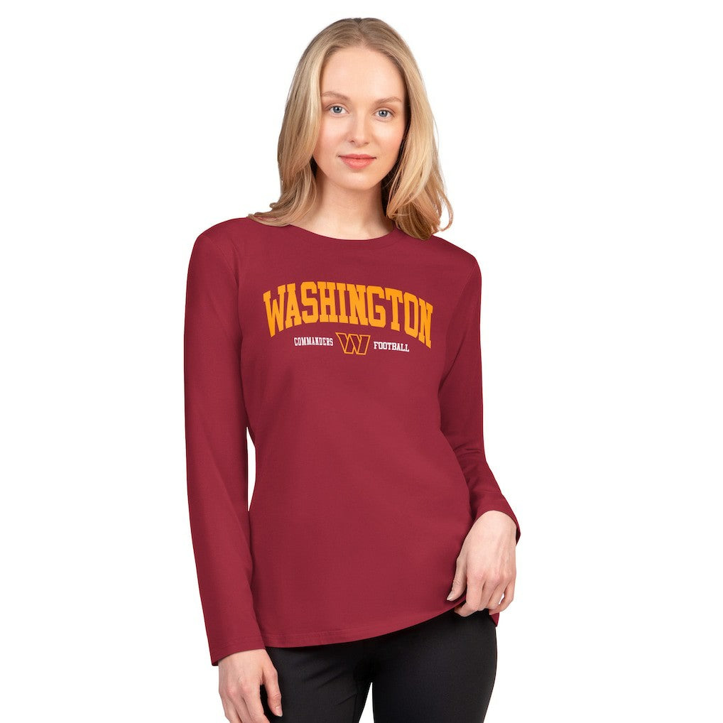 Washington Commanders G-III 4Her by Carl Banks Women's Best Play Long Sleeve T-Shirt - Burgundy T-shirts
