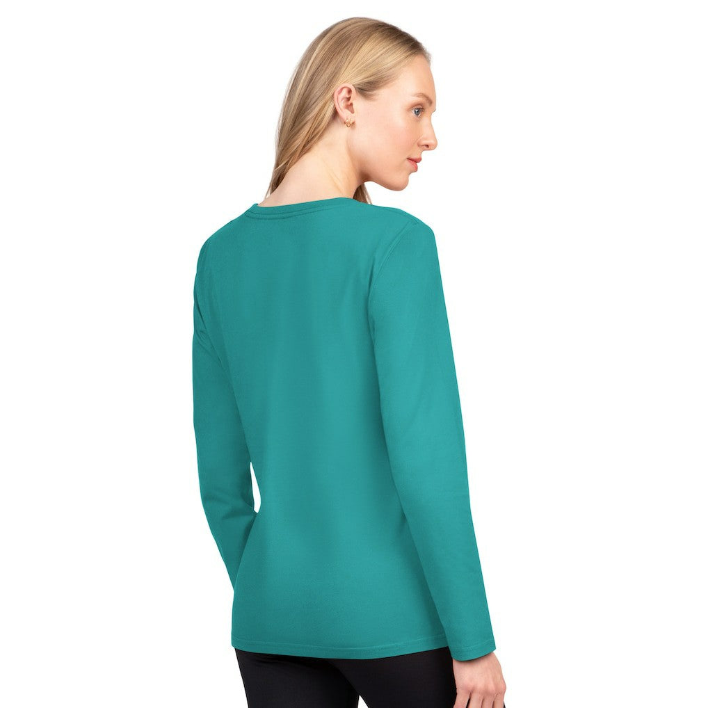 Miami Dolphins G-III 4Her by Carl Banks Women's Best Play Long Sleeve T-Shirt - Aqua T-shirts
