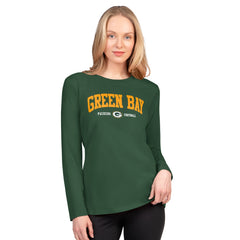 Green Bay Packers G-III 4Her by Carl Banks Women's Best Play Long Sleeve T-Shirt - Green T-shirts