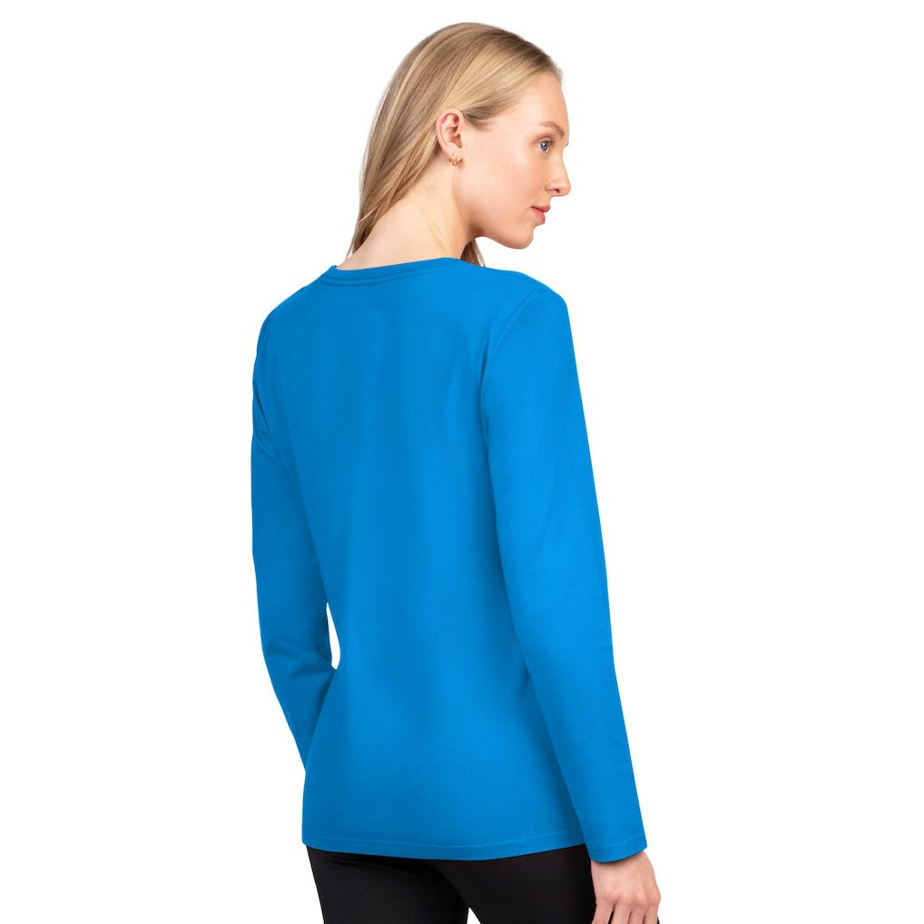 Los Angeles Chargers G-III 4Her by Carl Banks Women's Best Play Long Sleeve T-Shirt - Powder Blue T-shirts