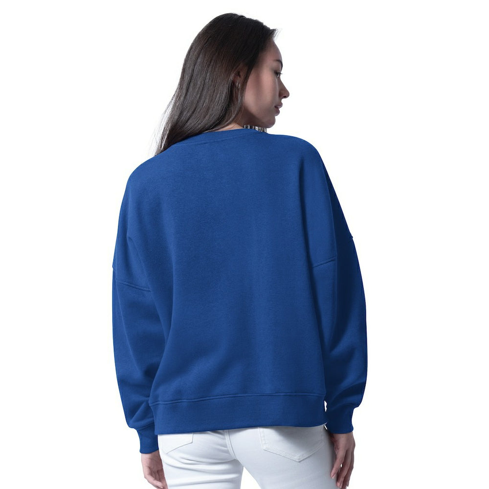Buffalo Bills G-III 4Her by Carl Banks Women's Oversized Feud Sweatshirt - Royal Sweatshirts