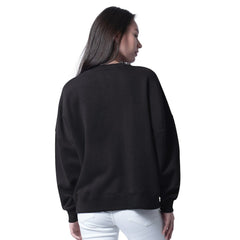 Carolina Panthers G-III 4Her by Carl Banks Women's Oversized Feud Sweatshirt - Black Sweatshirts