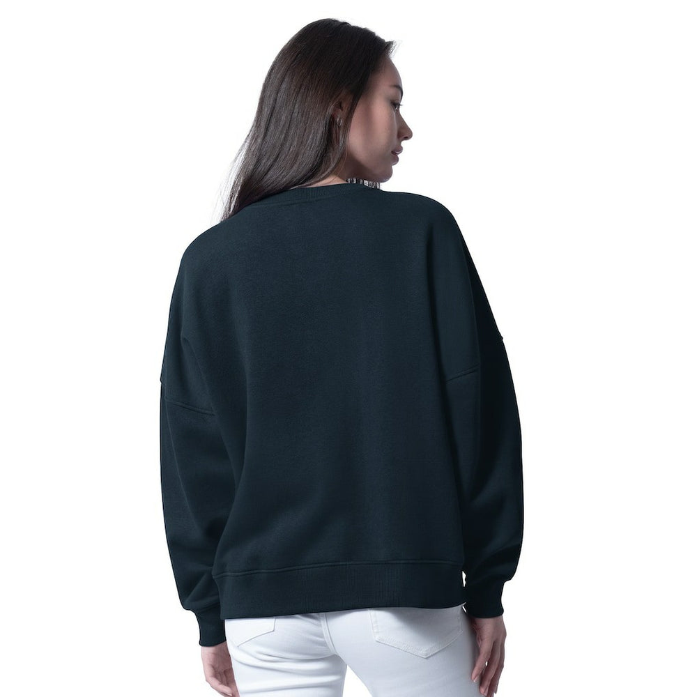 Chicago Bears G-III 4Her by Carl Banks Women's Oversized Feud Sweatshirt - Navy Sweatshirts
