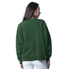 Green Bay Packers G-III 4Her by Carl Banks Women's Oversized Feud Sweatshirt - Green Sweatshirts