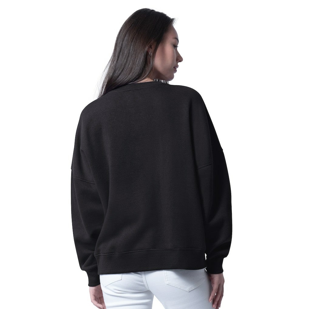 Jacksonville Jaguars G-III 4Her by Carl Banks Women's Oversized Feud Sweatshirt - Black Sweatshirts