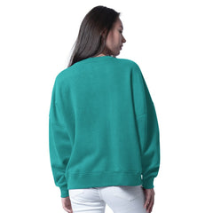 Miami Dolphins G-III 4Her by Carl Banks Women's Oversized Feud Sweatshirt - Aqua Sweatshirts