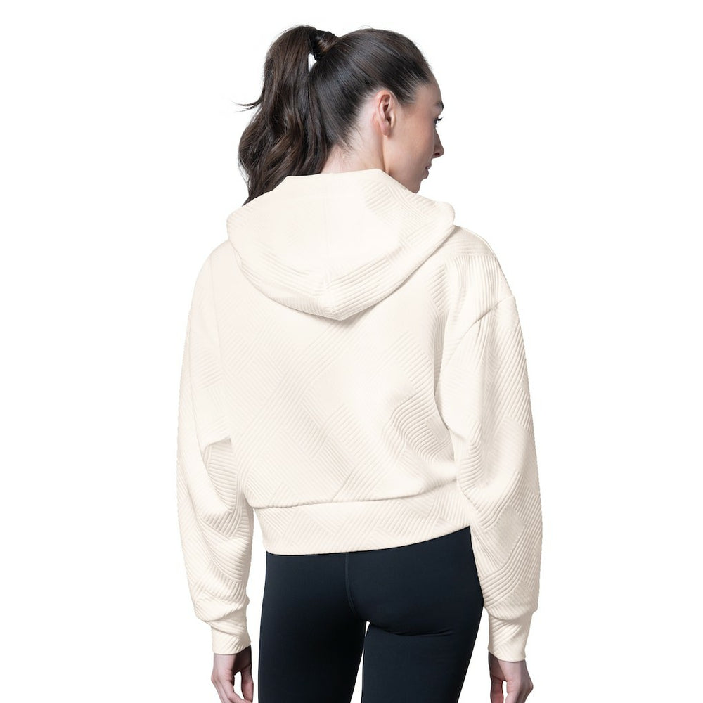 Baltimore Ravens MSX by Michael Strahan Women's Eleanor Full-Zip Hoodie - Cream Hoodies