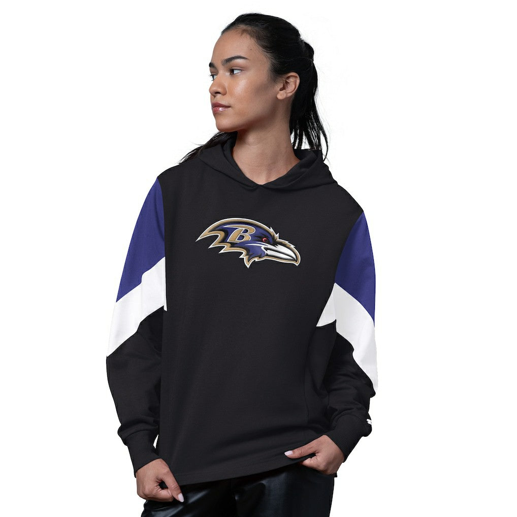 Baltimore Ravens Starter Women's Scrimmage Hoodie - Black Hoodies