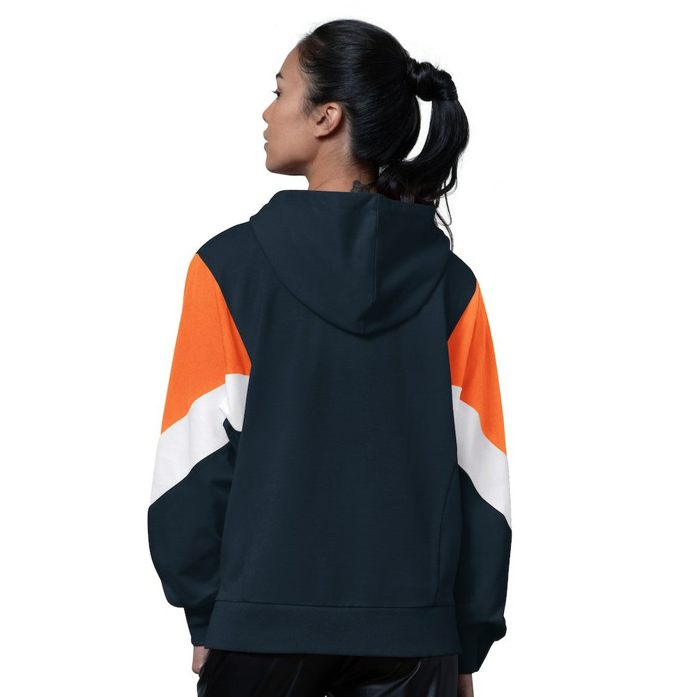 Chicago Bears Starter Women's Scrimmage Hoodie - Navy Hoodies