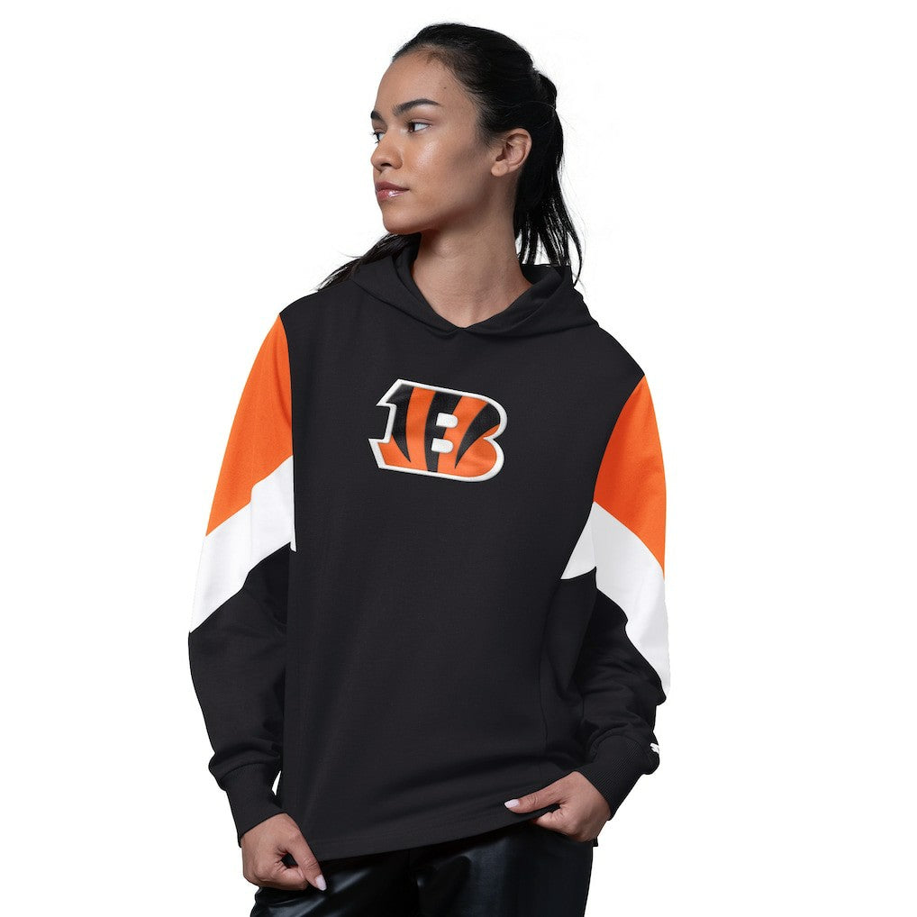 Cincinnati Bengals Starter Women's Scrimmage Hoodie - Black Hoodies