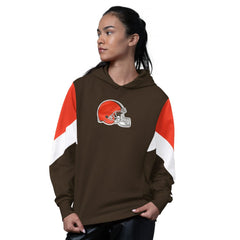Cleveland Browns Starter Women's Scrimmage Hoodie - Brown Hoodies