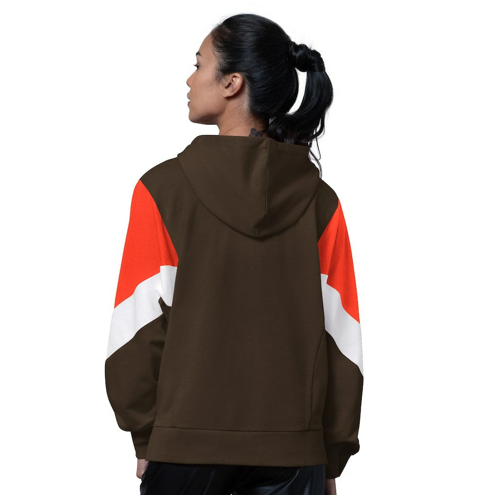 Cleveland Browns Starter Women's Scrimmage Hoodie - Brown Hoodies