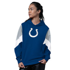Indianapolis Colts Starter Women's Scrimmage Hoodie - Royal Hoodies