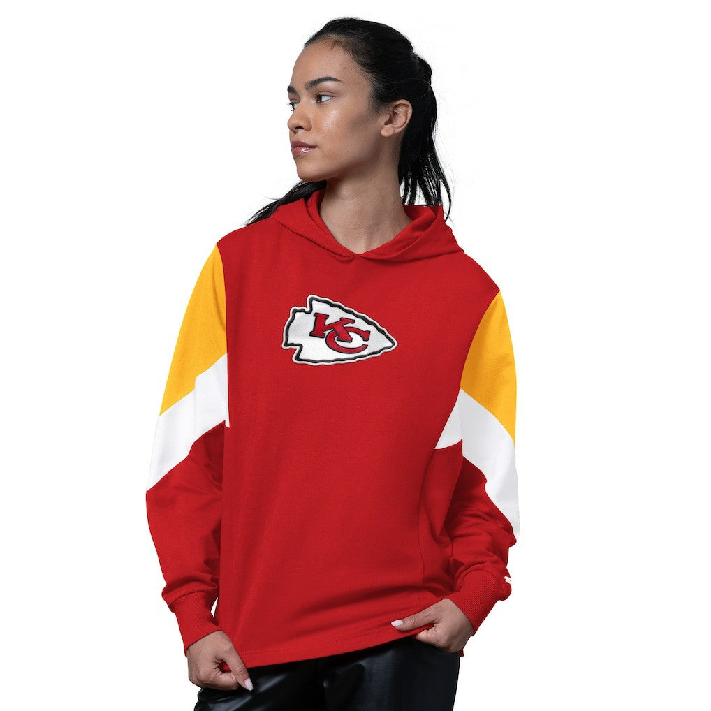 Kansas City Chiefs Starter Women's Scrimmage Hoodie - Red Hoodies