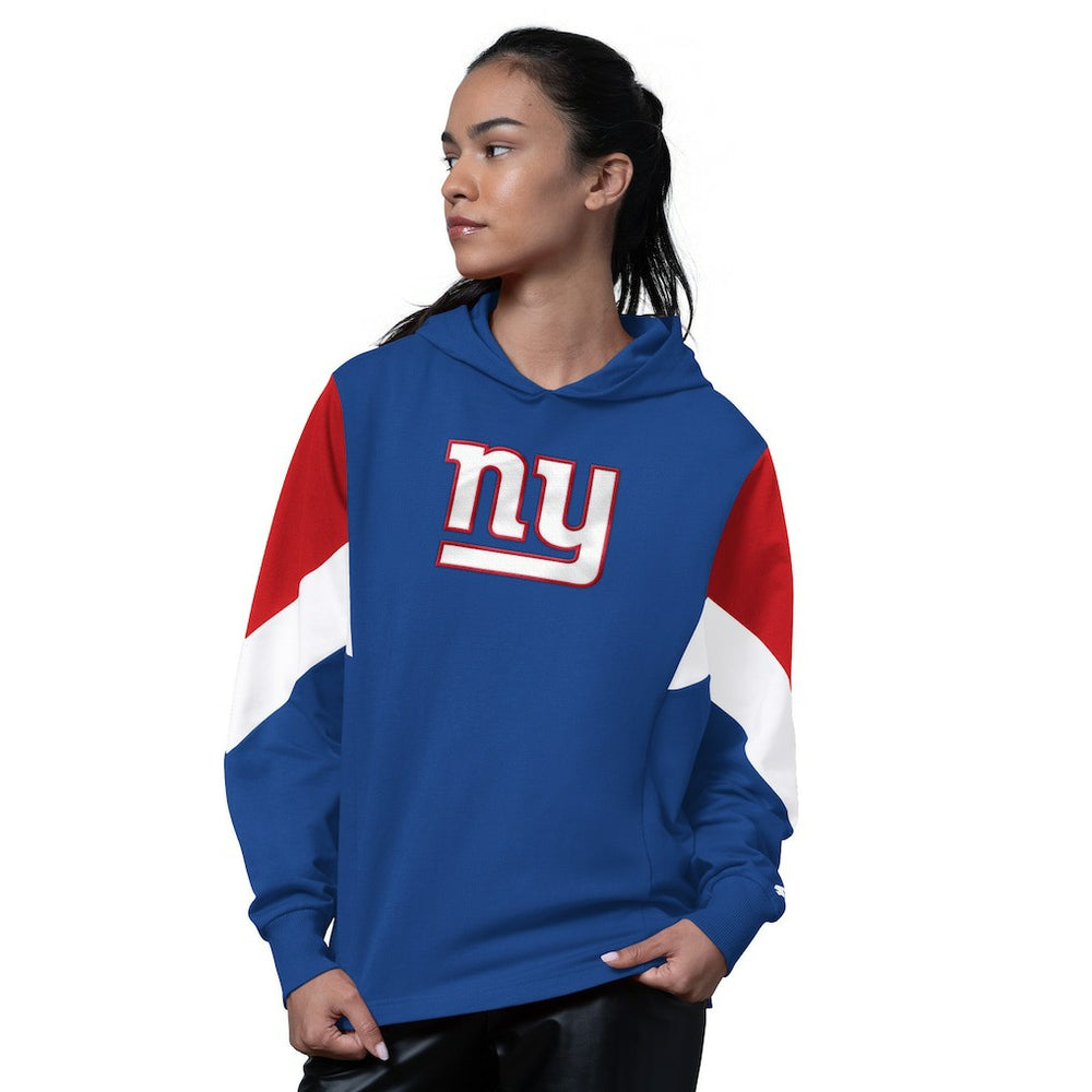New York Giants Starter Women's Scrimmage Hoodie - Royal Hoodies